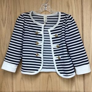 YETTS LOS ÁNGELES Stripped Cardigan